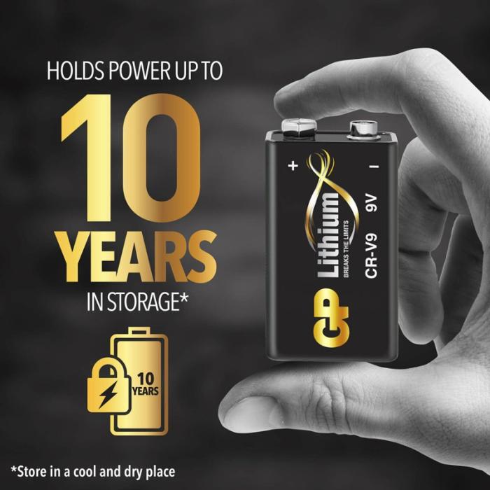 GP - GP Batteri Litium 9V 1-Pack