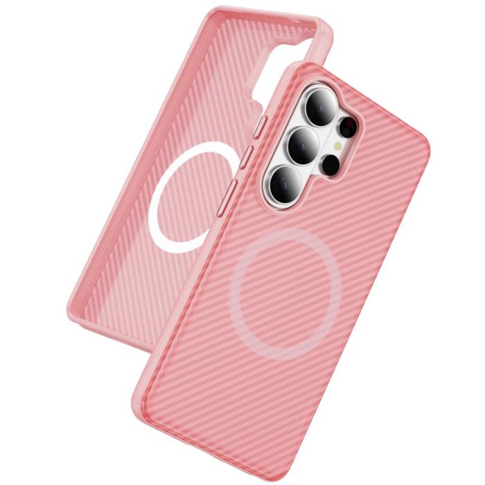OEM - Mobilskal för Samsung Galaxy S26 Ultra Magnetiskt PC + TPU - Rosa