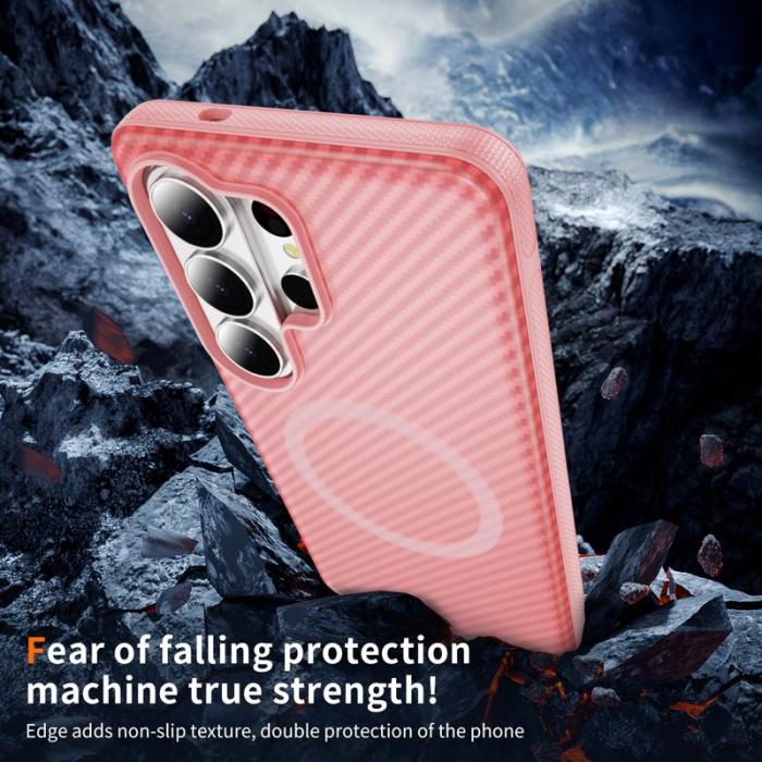 OEM - Mobilskal för Samsung Galaxy S26 Ultra Magnetiskt PC + TPU - Rosa
