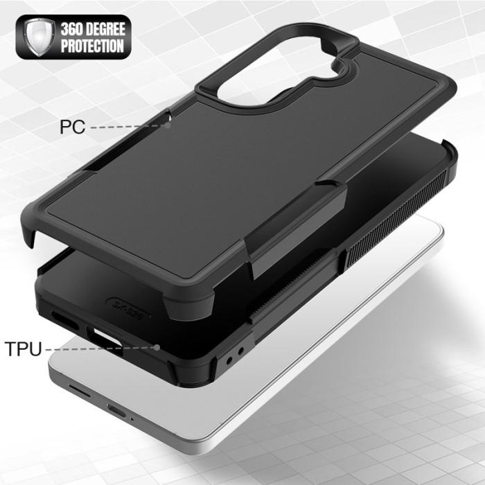 OEM - Mobilskal för Samsung Galaxy S26 PC + TPU Stöttålig - Svart