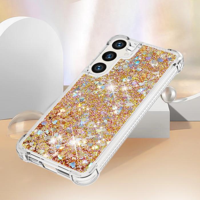 OEM - Mobilskal för Samsung Galaxy S26 Plus TPU Glitter Shockproof - Guld