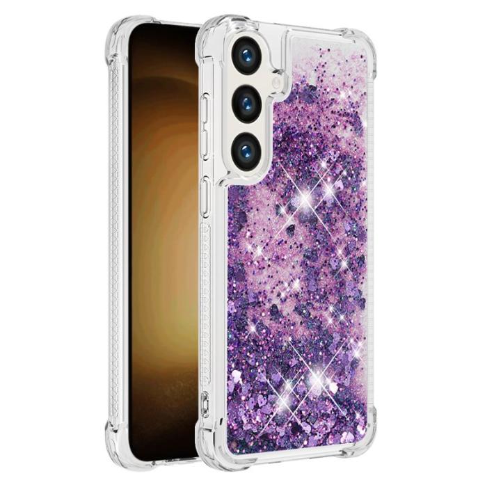 OEM - Mobilskal för Samsung Galaxy S26 Plus TPU Glitter Shockproof - Mörklila