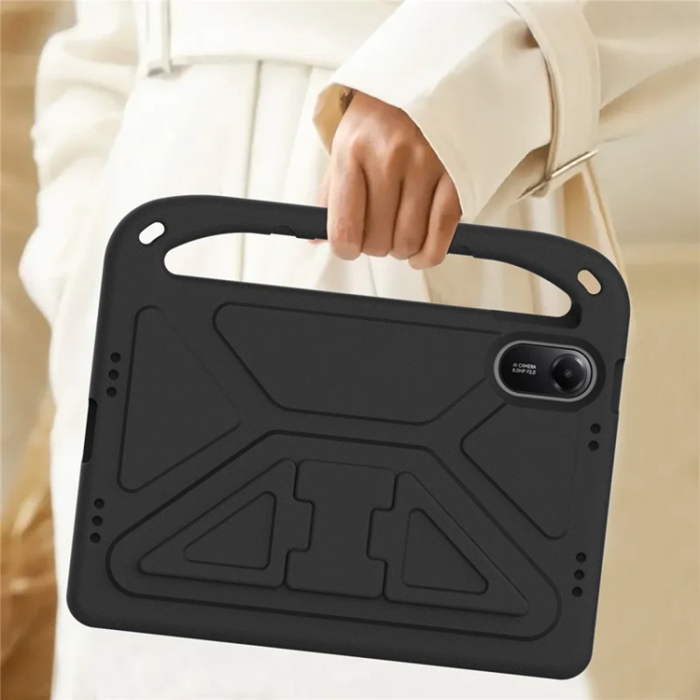 A-One Brand - Xiaomi Redmi Pad 2 Skal EVA Handgrepp Kickstand - Svart
