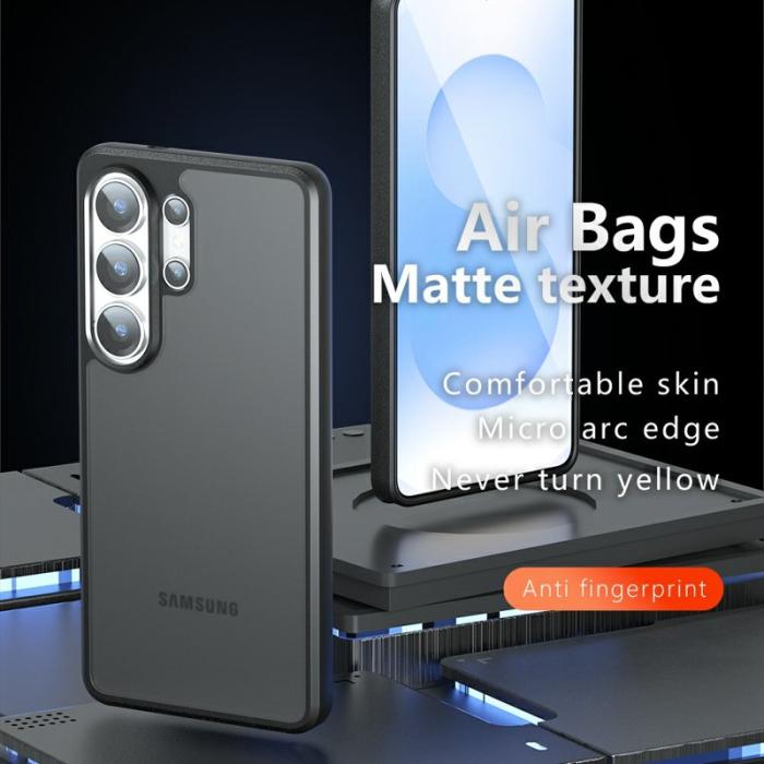 OEM - Mobilskal för Samsung Galaxy S26 Ultra Skin-Touch TPU + PC - Transparent Svart