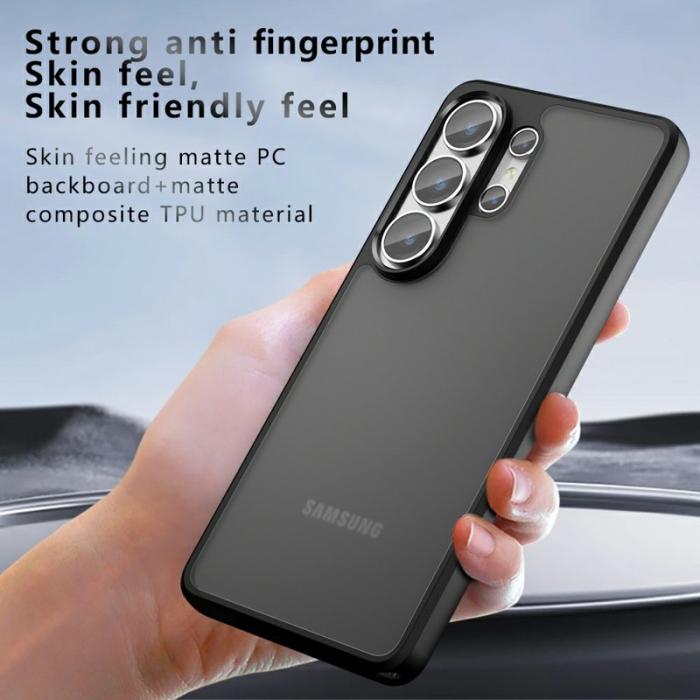 OEM - Mobilskal för Samsung Galaxy S26 Ultra Skin-Touch TPU + PC - Transparent Svart