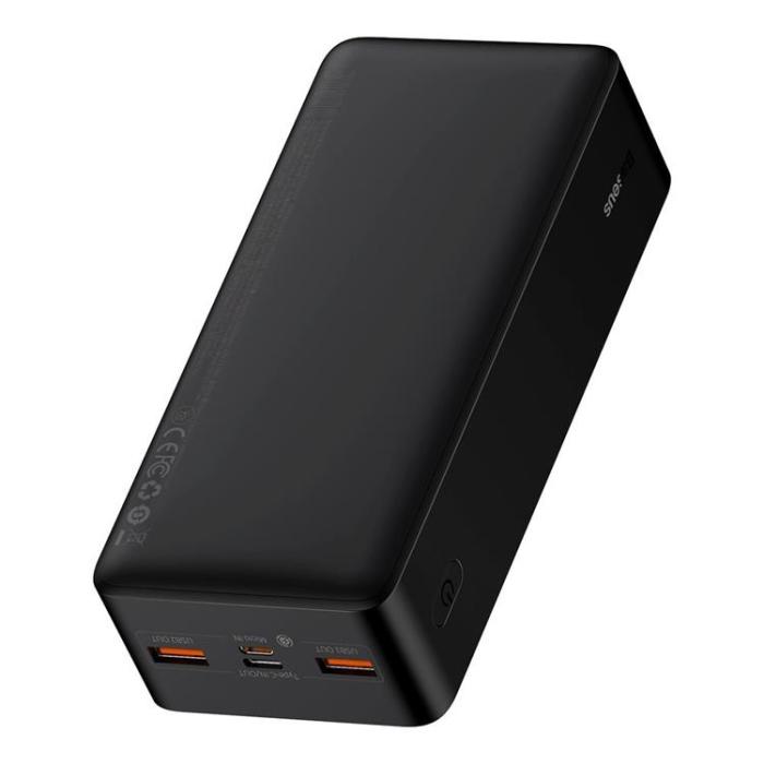 UTGATT5 - Baseus Powerbank 30000mAh 20W Micro USB Typ-C - Svart