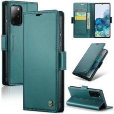 Caseme - CASEME Pl&aring;nboksfodral Konstl&auml;der f&ouml;r Samsung Galaxy S20 Plus - Gr&ouml;n
