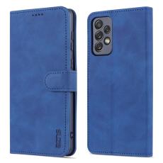 AZNS - AZNS Samsung Galaxy A73 5G Fodral KonstL&auml;der - Bl&aring;