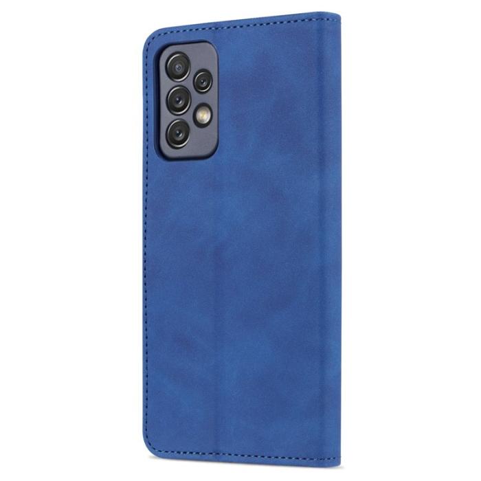 AZNS - AZNS Samsung Galaxy A73 5G Fodral KonstLäder - Blå