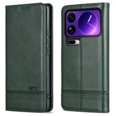 AZNS - AZNS Xiaomi 17 Pro Pl&aring;nboksfodral Konstl&auml;der - Gr&ouml;n