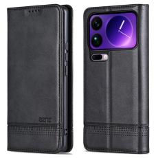 AZNS - AZNS Xiaomi 17 Pro Pl&aring;nboksfodral Konstl&auml;der - Svart