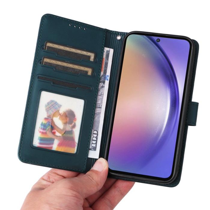 BETOPNICE - BETOPNICE Samsung Galaxy A55 5G Plånboksfodral - Detachable Konstläder - Blå