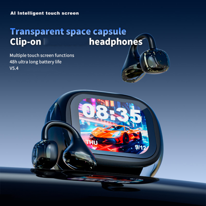 A-One Brand - Trådlösa Bluetooth-Hörlurar Open Ear Clip-on Stereo Sound LX-21 Pro