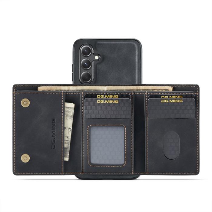 DG.MING - DG.MING M1 Series Mobilskal till Samsung Galaxy S24 FE Kickstand Svart
