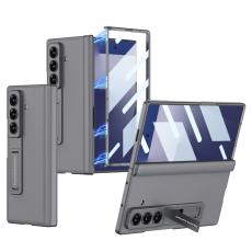 GKK - GKK Samsung Galaxy Z Fold7 Fodral - PC + H&auml;rdat glas - Gr&aring;