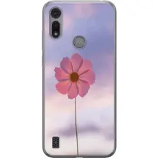 Gustaf - Mobilskal till Motorola Moto E6i med Rosa blomma