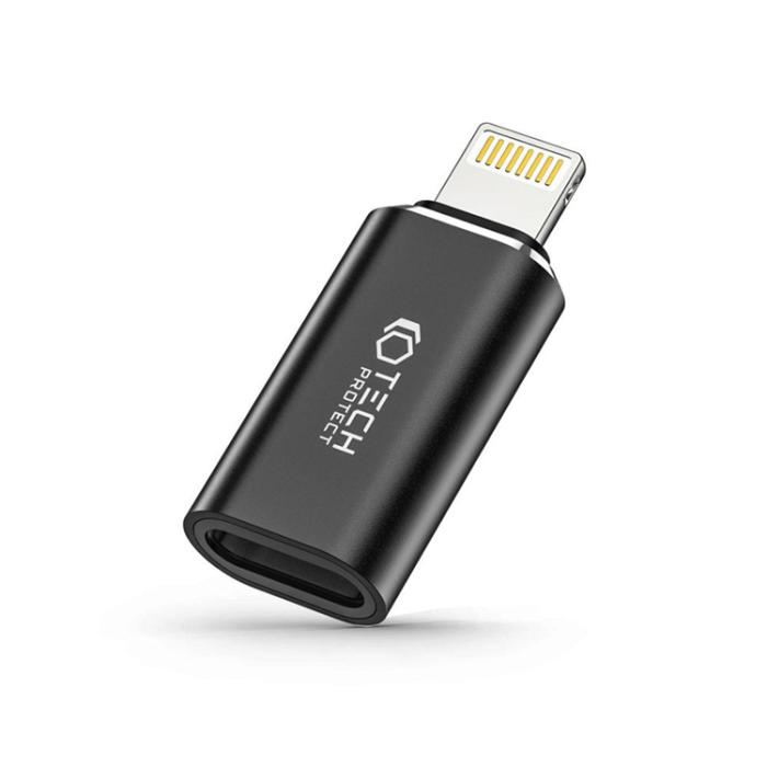 Tech-Protect - Tech-Protect USB-C Till Lightning Adapter Ultraboost - Svart