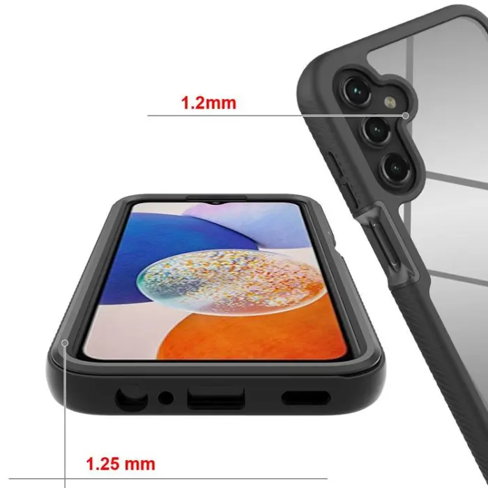 Tech-Protect - Tech-Protect Galaxy A05s Mobilskal Defense360 - Svart