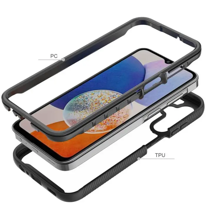 Tech-Protect - Tech-Protect Galaxy A05s Mobilskal Defense360 - Svart