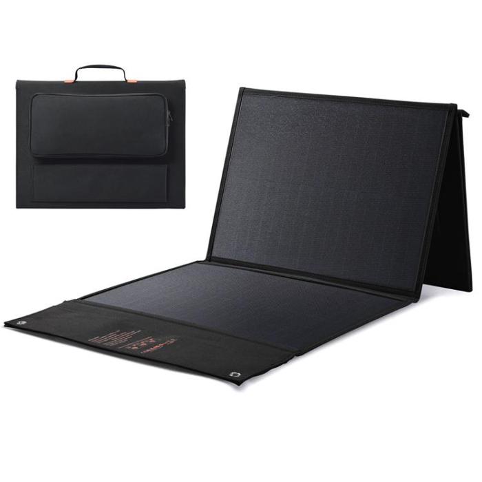 Choetech - Choetech Foldable Solladdare 120W Typ-C Till 2x USB- Svart
