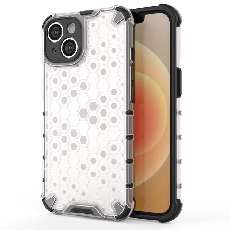 iPhone 14 Skal Honeycomb Armored Hybrid - Transparent | 2353 | AlltMobil