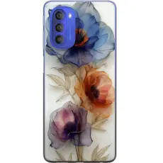 Gustaf - Mobilskal till Motorola Moto G51 5G med Silkesblommor