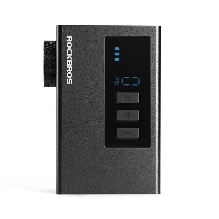 Rockbros - Rockbros Sladdlös Pump 120 psi Kompressor 420 mAh - Svart