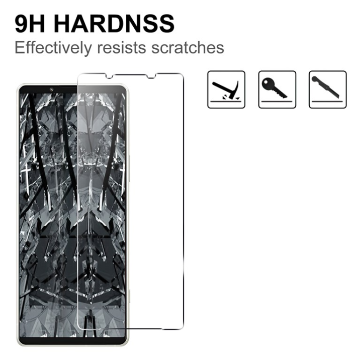 A-One Brand - [2-PACK]Sony Xperia 10 V Härdat Glas Skärmskydd - Clear