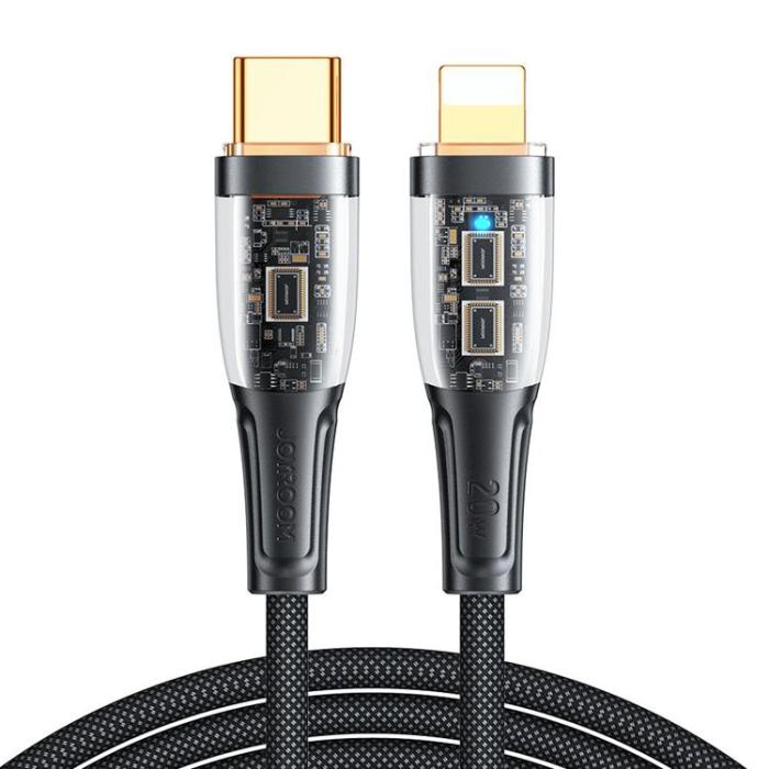 Joyroom - Joyroom Fast USB-C till Lightning kabel 20W 1.2m - Svart