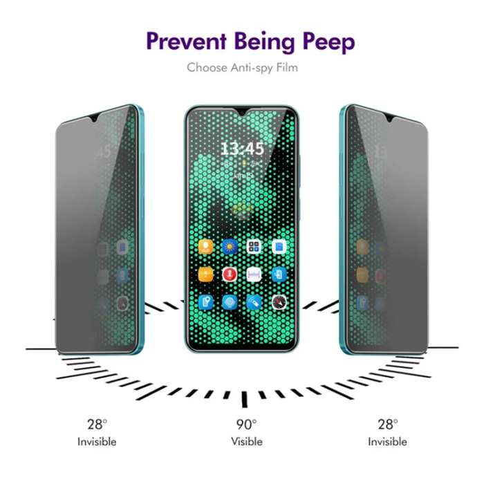 Boom of Sweden - [2-Pack] BOOM Galaxy XCover 7 Härdat Glas Skärmskydd Privacy