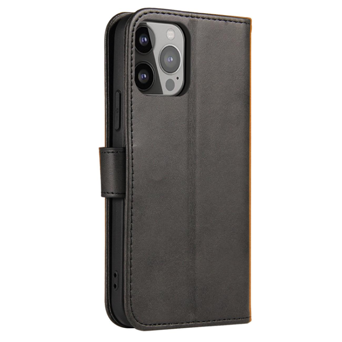 OEM - iPhone 15 Plus Plånboksfodral Magnet Stativ - Svart
