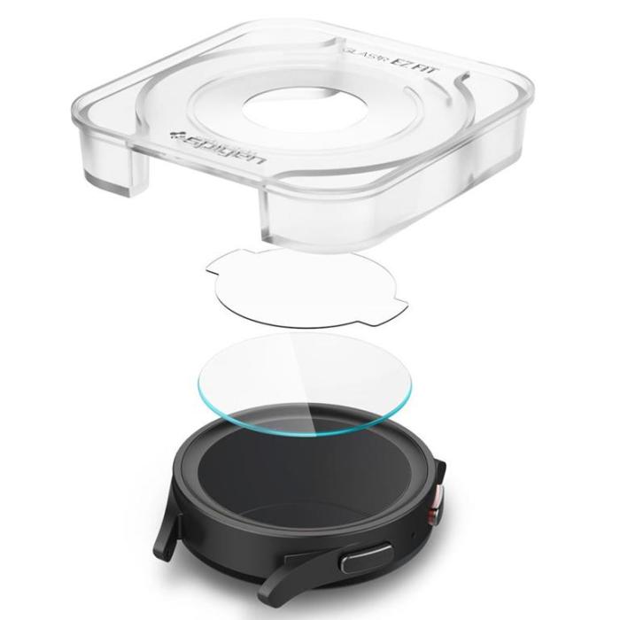 UTGATT - Spigen Galaxy Watch 5 Pro 45mm Härdat Glas Skärmskydd GLAS.TR 2-PACK