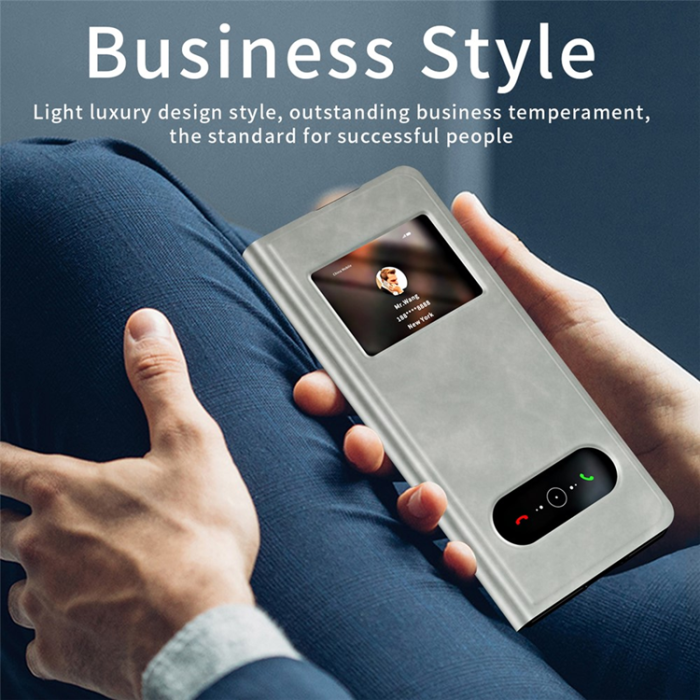 A-One Brand - Galaxy Z Fold 6 Mobilskal View Window - Vit