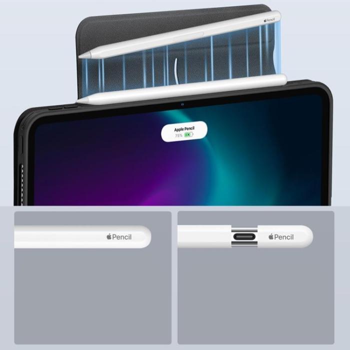 UTGATT - ESR iPad Pro 11 (2024) Fodral Rebound Hybrid - Svart