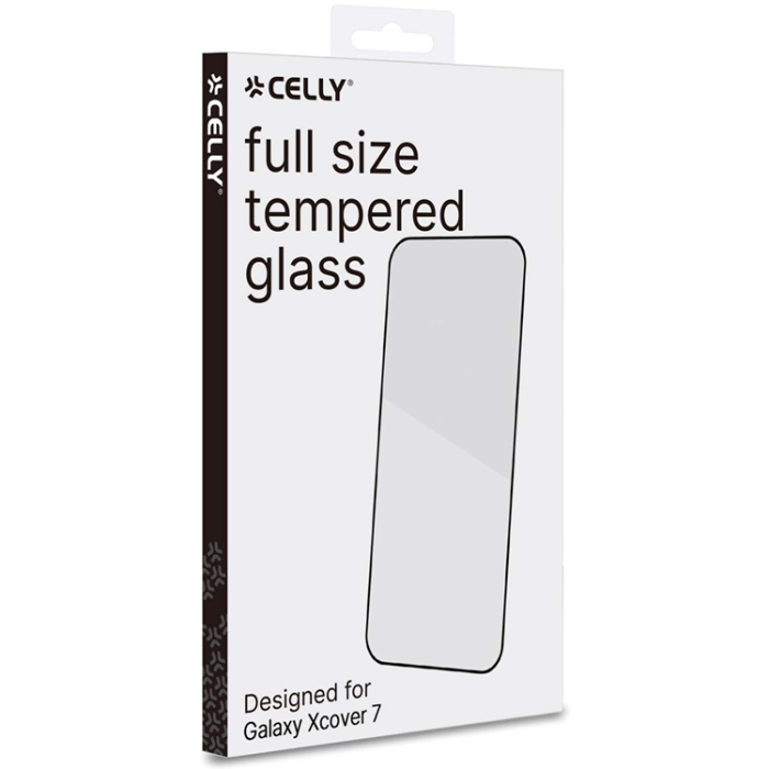 Celly - Celly Galaxy XCover 7 Härdat Glas Skärmskydd Full Glass