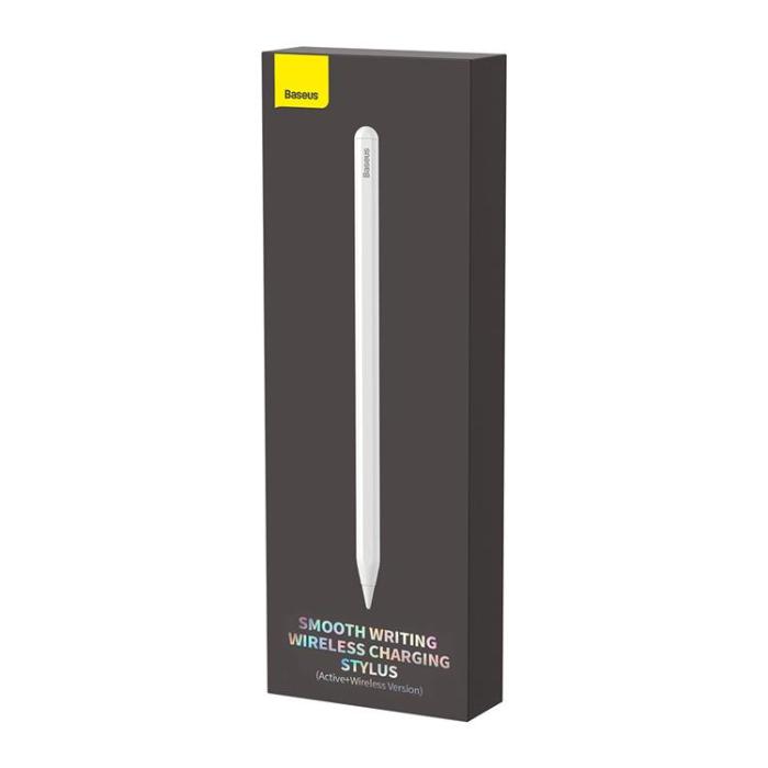 BASEUS - Baseus Stylus Penna Med Trådlös Laddning För iPad - Vit