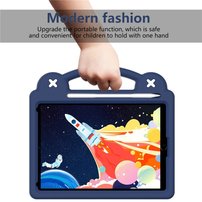 A-One Brand - iPad 10.2 (2021/2019/2020) Skal EVA Kickstand Shockproof - Mörkblå