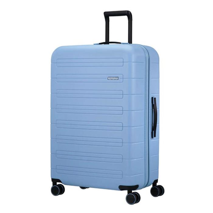 UTGATT1 - AMERICAN TOURISTER Nova Stream Spinner 77/28 Expand - Pastellblå