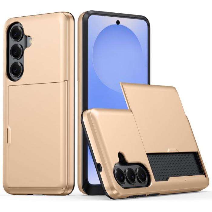 OEM - Mobilskal till Samsung Galaxy S26 Plus TPU + PC Bakcover - Guld