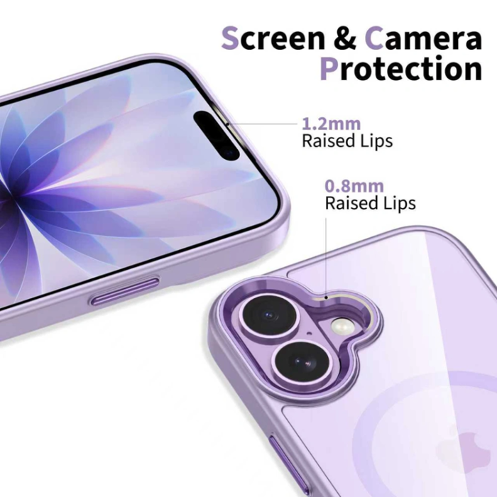 Tech-Protect - Tech-Protect iPhone 17 Mobilskal Magsafe Magmat - Lavender/Clear