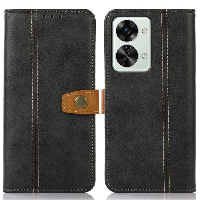 A-One Brand - OnePlus Nord 2T 5G Plånboksfodral Dual Magnetic - Svart