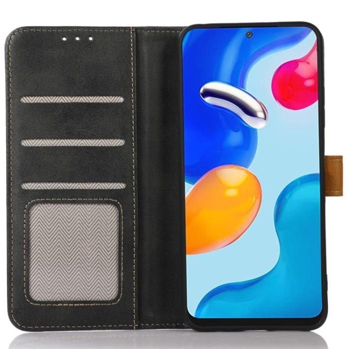 A-One Brand - OnePlus Nord 2T 5G Plånboksfodral Dual Magnetic - Svart