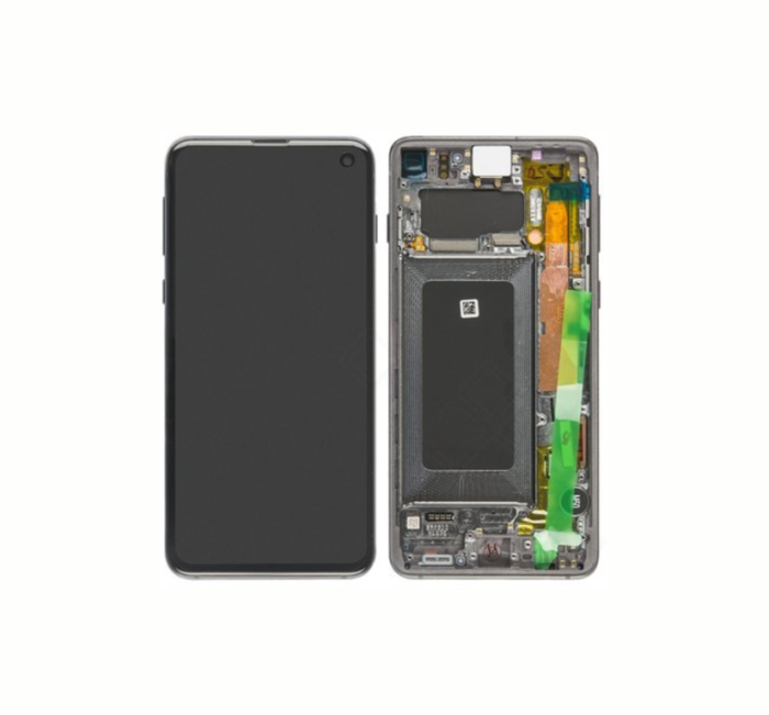 UTGATT1 - Samsung Galaxy S10 Skärm med LCD Display - Svart