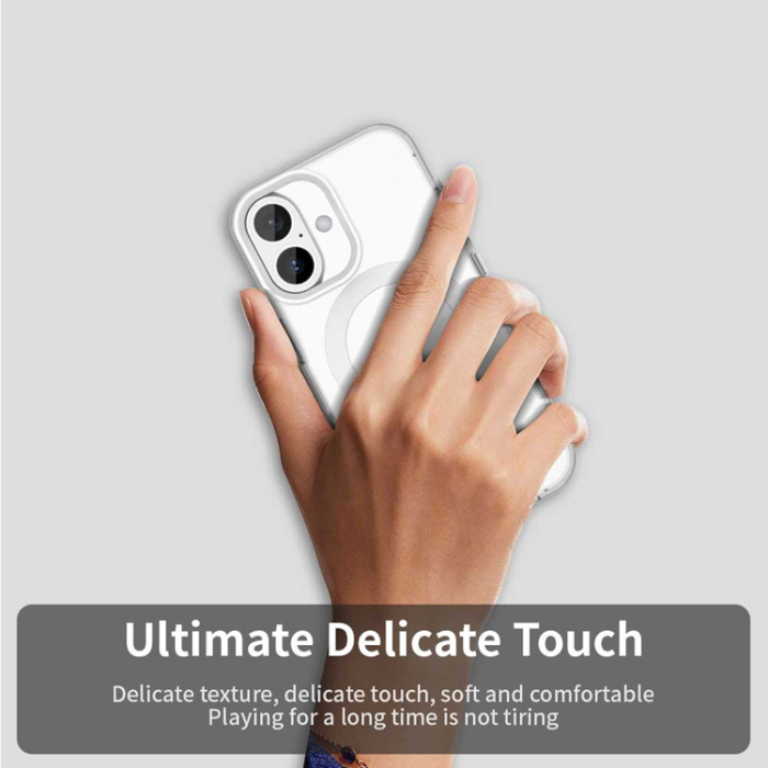 A-One Brand - iPhone 17 Mobilskal MagSafe Anti Drop Hybrid - Vit