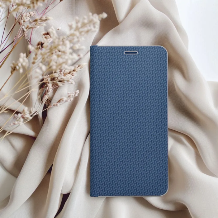 A-One Brand - iPhone 17 Pro Plånboksfodral Luna Carbon - Blå