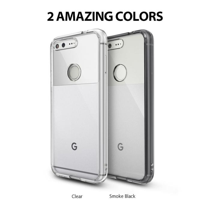 UTGATT5 - Ringke Fusion Shock Absorption Skal till Google Pixel XL - Grå