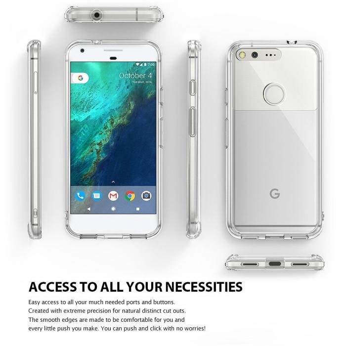 UTGATT5 - Ringke Fusion Shock Absorption Skal till Google Pixel XL - Grå