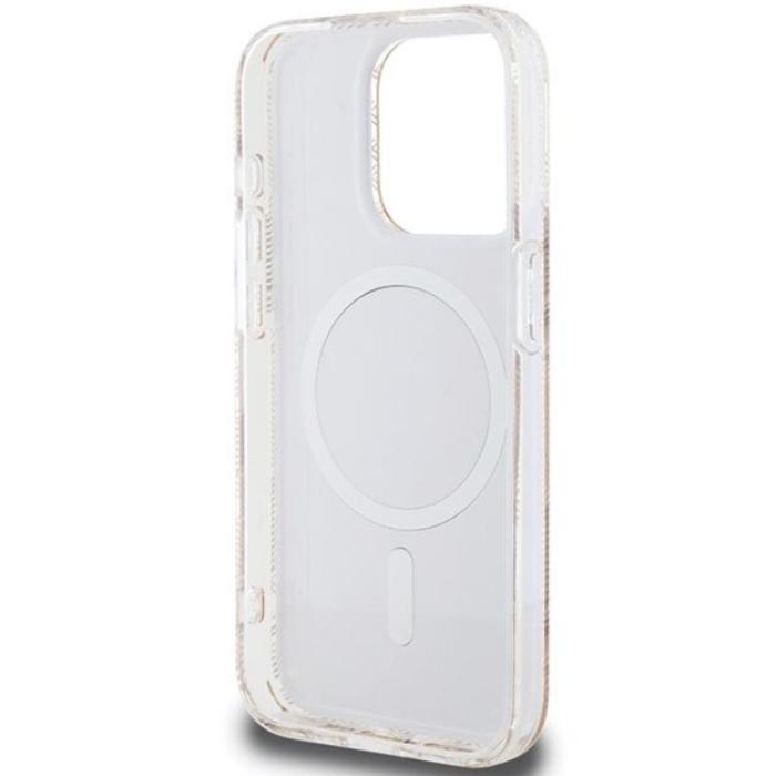 Guess - Guess iPhone 15 Pro Mobilskal Magsafe IML GCube - Brun