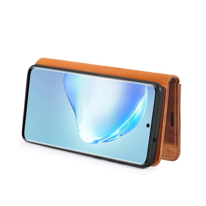 DG.MING - DG.MING Plånboksfodral 2-i-1 Split till Samsung S20 Ultra - Brun