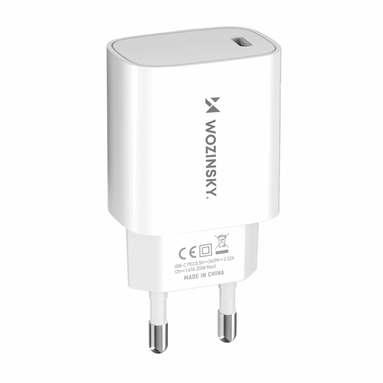 Snabb Väggladdare 20W USB-C - Vit | 505295 | AlltMobil